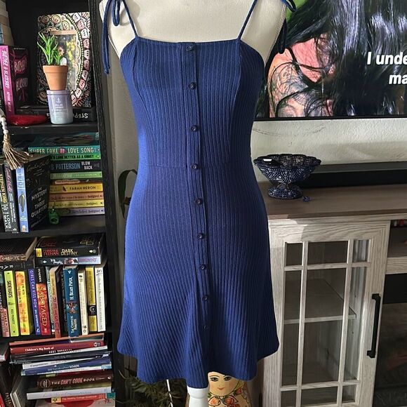 Harper Heritage Size Small Navy Blue Dress NWT sundress - Picture 1 of 5